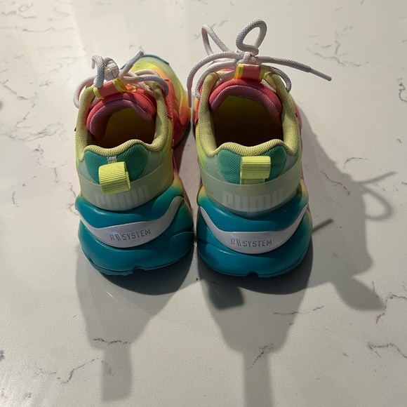 Free People X Puma Movement Sneaker Rainbow 6.5 EUC rainbow sneaker - Picture 3 of 6